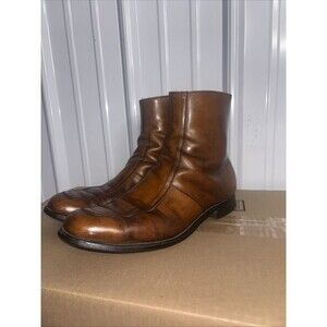 Vintage Mens Goodyear Mid Calf Zip Boots Size 11